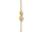 Golden Signature Necklace in gold with spring ring clasp on elegant boxer-style chain.