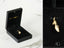 Gold pendant charm in the shape of a high-heeled shoe from Golden Steps Shoes Pendant