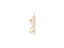 Gold-colored 18k Gold glasses pendant from the Golden Vision collection