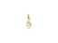 Gold-toned Treble Clef Pendant with Clear Crystals from Harmonic Elegance Collection