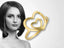 Gold heart ring with an open intertwined design in 18k yellow gold from HHHH Collection