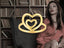 Golden heart-shaped crown design in 18k yellow gold Heart Ring from HHHH Collection