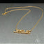 18k gold Jesus pendant necklace with zirconia, handcrafted in Greater Boston by Art Gold Jewelry.