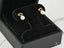 Pearl drop earrings featuring a stunning 18K gold heart from Love’s Elegance collection