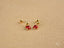 18k Gold Ladybug Earrings designed to bring good luck and charm to your style