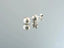 Lustrous Sphere: Elegant 18k White Gold Ball Earrings in Art Gold Jewelry design
