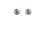 Pair of Lustrous Sphere 18k White Gold Ball Earrings showcasing elegant art gold jewelry