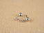 Silver ball stud earrings in LuxeSphere 18K Classic Gold Jewelry design