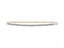 Delicate 18k gold tennis bracelet with cubic zirconia and lobster clasp design