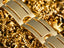 Luxury 18K Gold Men’s Bracelet – 120g with Triple Box Clasp Art Gold Jewelry 