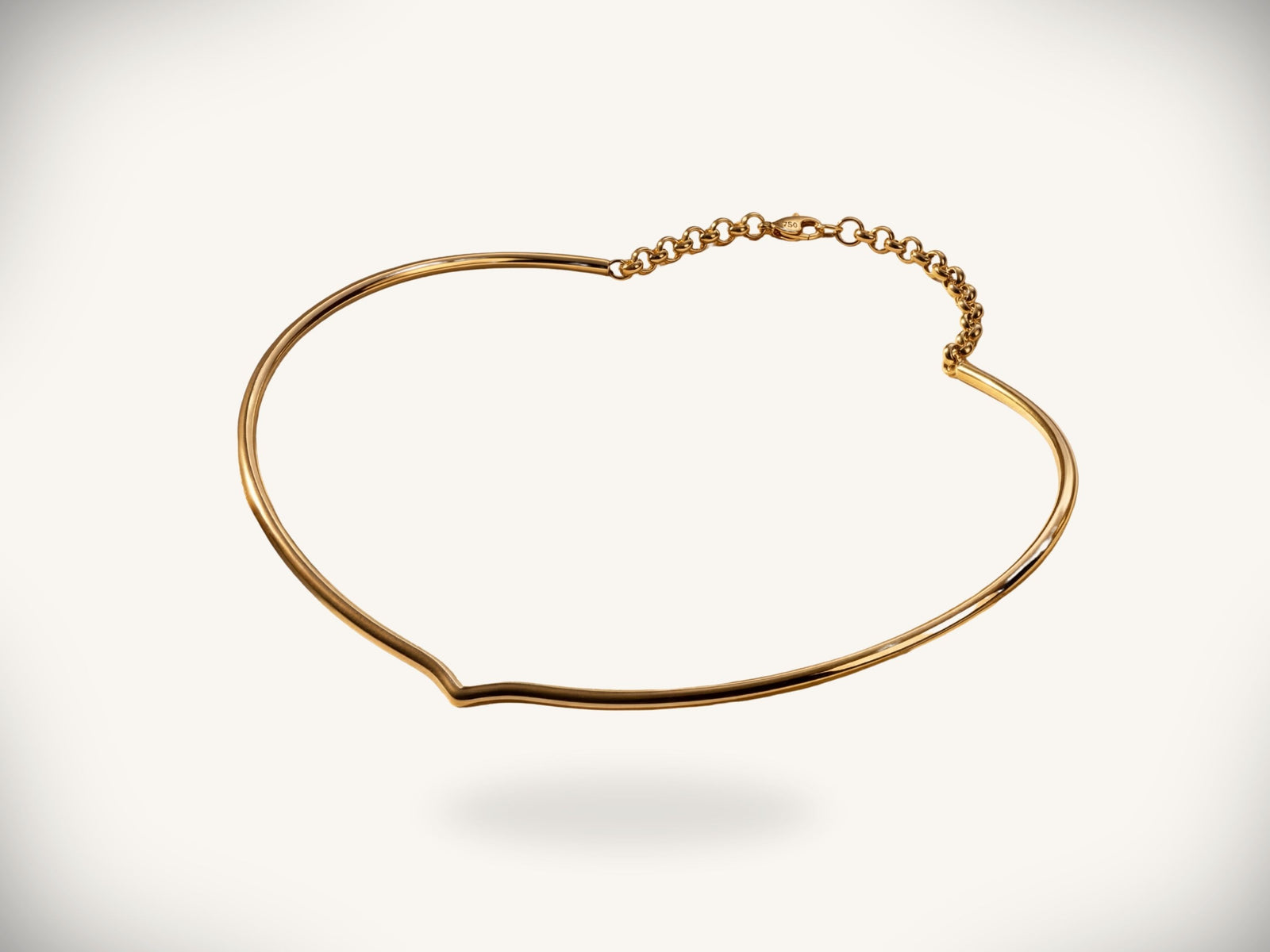 Vera Contour — 18K Solid Gold Choker