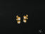 Petite Blossom 18K Gold Pearl Earrings showcasing elegant gold and pearl stud design
