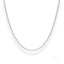 Elegant Silver Ball Chain Necklace on a Premium 18k White Gold Anklet