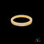 Gold ring adorned with small diamonds in a stunning 18k gold design