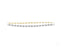 Delicate pearl and gold bead bracelet with spring ring clasp, Radiant Elegance design