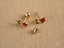 Gold Delicate Rose Stud Earrings showcasing a blooming charm for elegant style