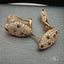 18k Rose Gold Champagne Diamond Earrings with 1.32ct diamonds, showcasing luxury and elegance.