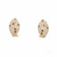 18k Rose Gold Champagne Diamond Earrings with 1.32ct gemstones by Art Gold Jewelry.