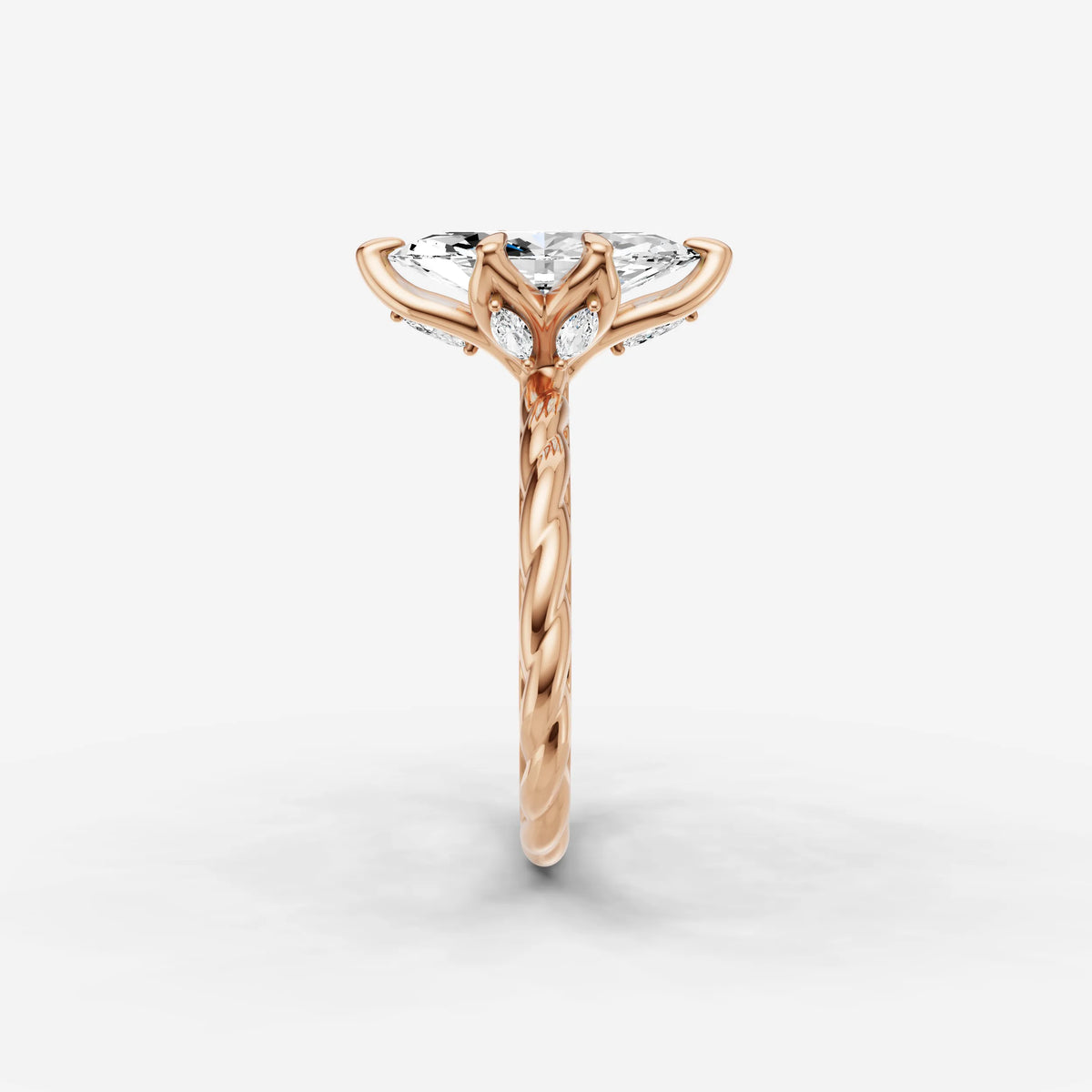Twisted Shank - Marquise