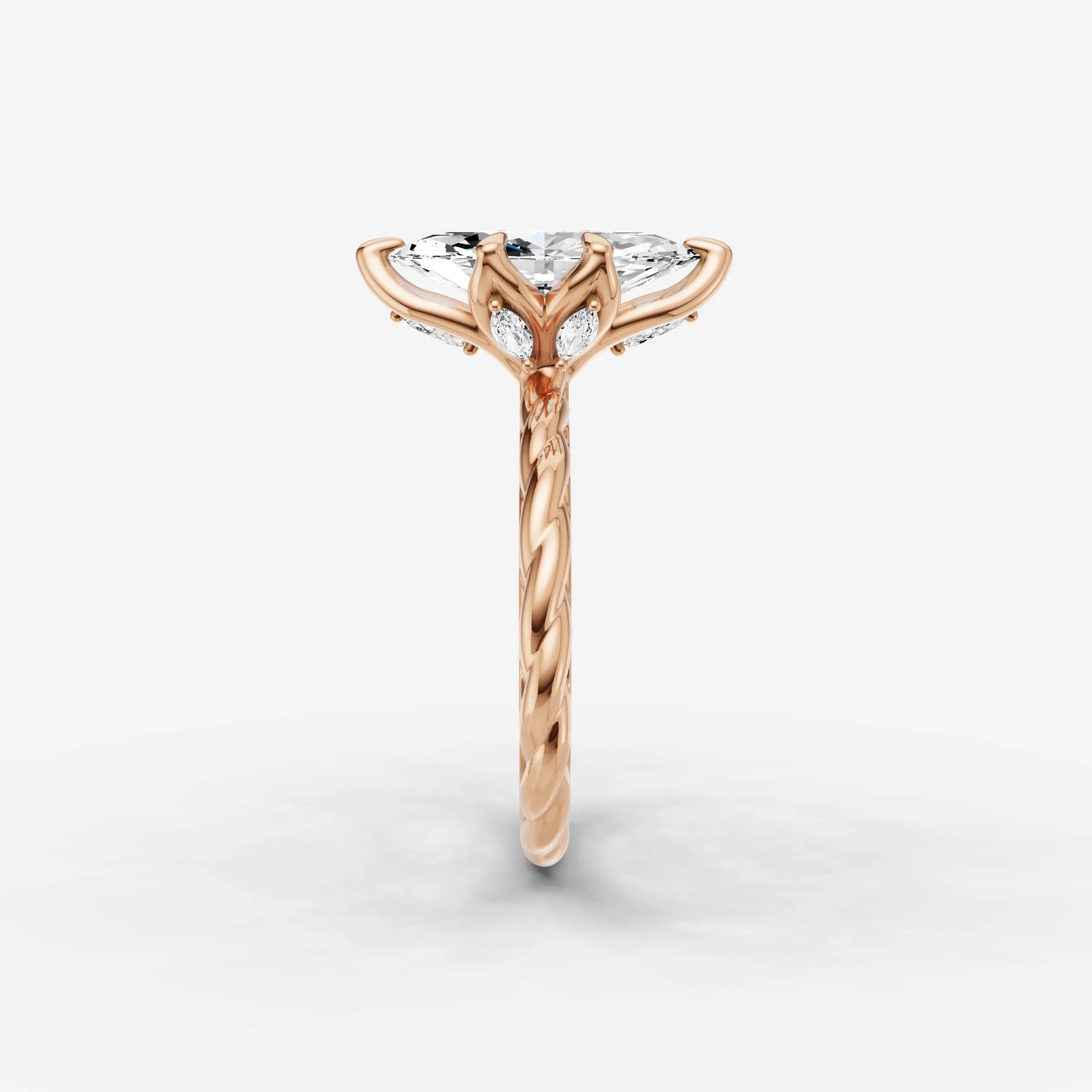 Twisted Shank - Marquise