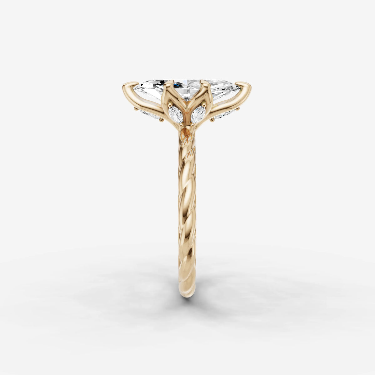 Twisted Shank - Marquise