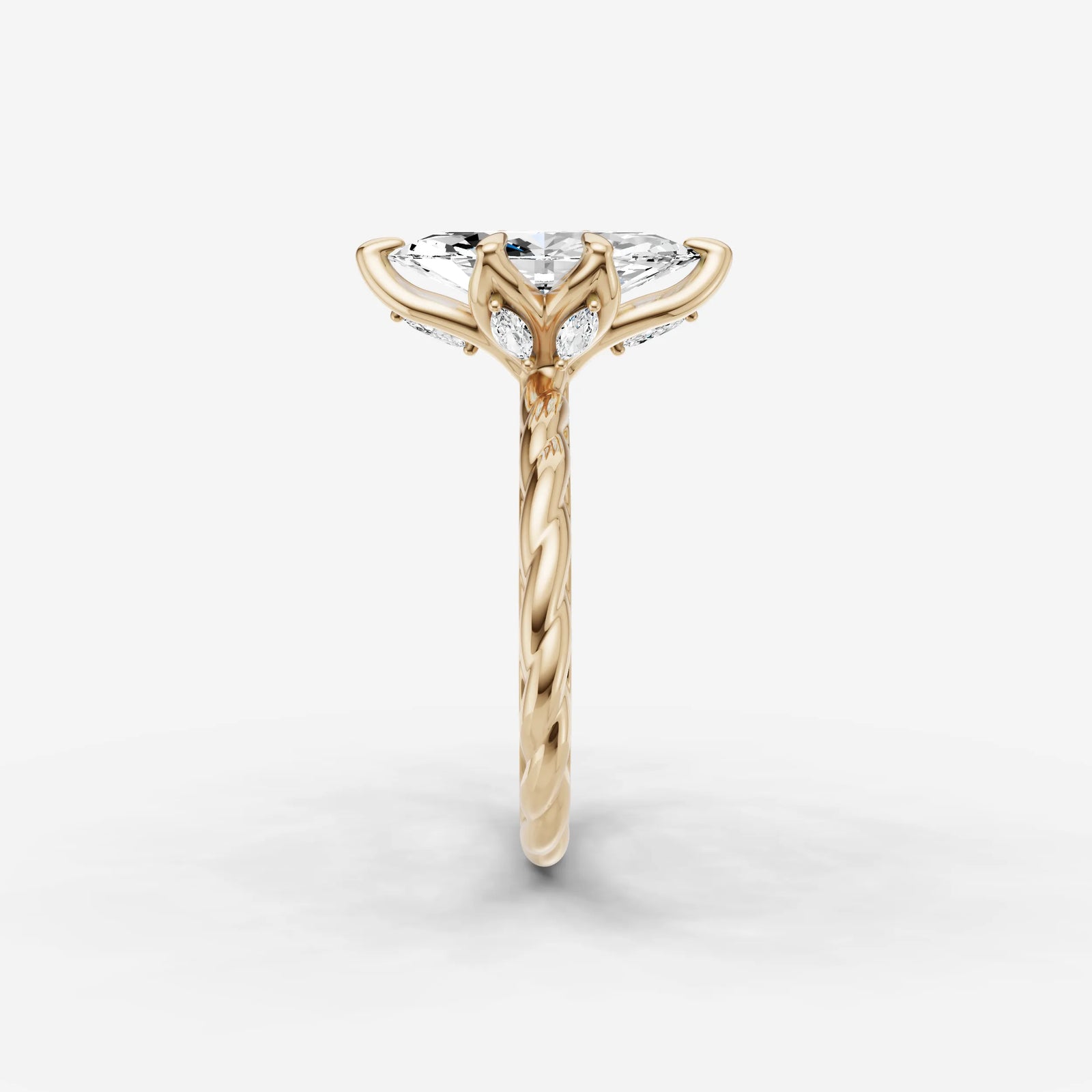 Twisted Shank - Marquise