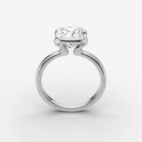 Demi cushion diamond setting in gold, view 15