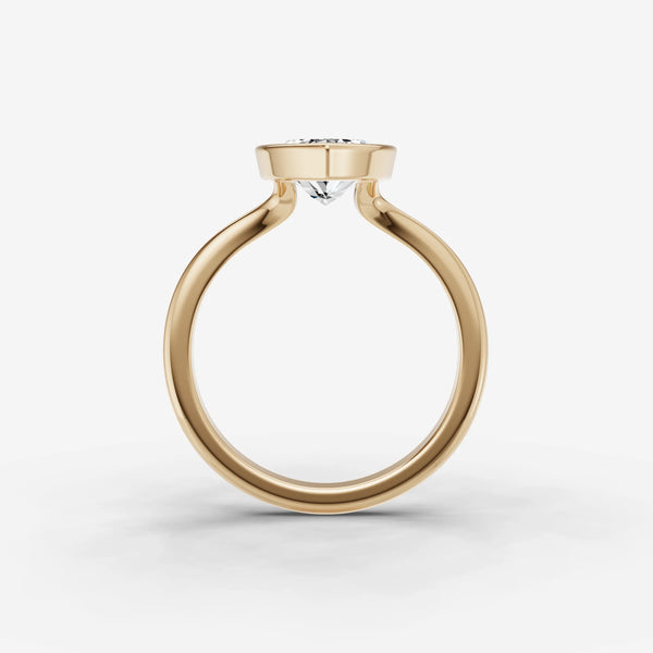 Sertir Marquise ring setting, view 2