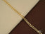Solid 18k Gold Cuban Link Bracelet with interlocking links, bold and luxurious style