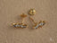 Gold CZ Marquise Stud Earrings from Starlight Trio, showcasing elegant gemstone design