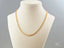 Art Gold Jewelry Statement 18K Gold Necklace featuring a bold 9mm 18k solid gold chain