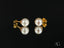 Timeless Allure 18K Gold Freshwater Pearl Stud Earrings in elegant art gold jewelry