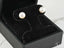 Timeless Allure – 18K Gold Freshwater Pearl Stud Earrings in a black jewelry box