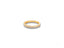 18k yellow gold ring with small diamonds for a timeless and elegant beauty