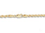 Gold rope chain necklace with clasp showcasing solid 14k gold craftsmanship