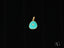 Turquoise teardrop pendant with gold trim in the Turquoise Spark collection, 18k gold