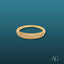 Elegant 18k gold wrap ring with two rows of white cubic zirconias in a curved band