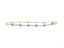 Delicate Women’s 18k gold bracelet with pearls and spring ring clasp design