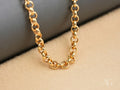 Bold 18K Gold Rolo Chain – Luxe Statement Necklace