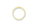 Braided eternity wedding band in Art Gold Jewelry with diamonds