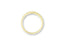 Golden braided eternity wedding band with embedded diamonds and comfort fit design
