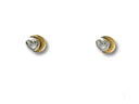 Celestial Love 18K Gold Moon and Heart Earrings