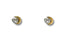 Celestial Love 18K Gold Moon and Heart Earrings, elegant art gold jewelry gift