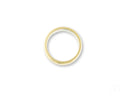 Simple Celestial Path polished gold wedding band in art gold jewelry