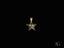 Gold-plated star-shaped crystal pendant from Celestial Smoke Art Gold Jewelry