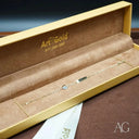 Children’s 18k yellow gold ID bracelet with white gold heart motif