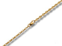 Classic 18K gold chain necklace with lobster clasp