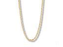 Classic 18K gold chain necklace in simple art gold jewelry design