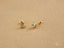 Timeless Crystal Heart 18k Gold CZ Heart Earrings capturing elegant art gold jewelry