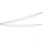 Dainty 14k white gold rope chain with twisted link design for white gold baby jewelry